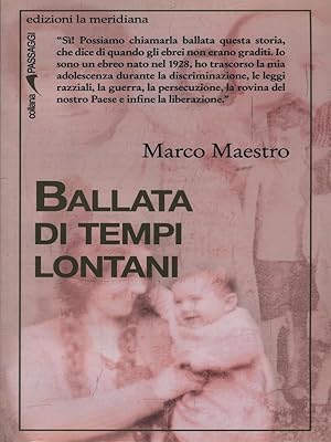 Bild des Verkufers fr Ballata di tempi lontani zum Verkauf von Librodifaccia