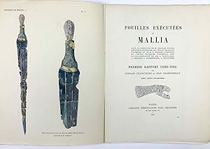 Seller image for Fouilles Executees a Mallia. Premier Rapport (1922-1924) for sale by Meretseger Books