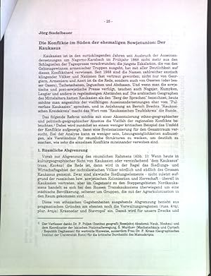 Seller image for Die Konflikte der ehemaligen Sowjetunion: Der Kaukasus; for sale by books4less (Versandantiquariat Petra Gros GmbH & Co. KG)