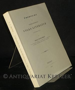 Bild des Verkufers fr bersicht der niederlndischen Volks-Literatur alterer [lterer] Zeit. [Von Franz Joseph Mone]. zum Verkauf von Antiquariat Kretzer