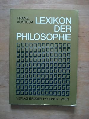 Seller image for Lexikon der Philosophie for sale by Antiquariat Birgit Gerl