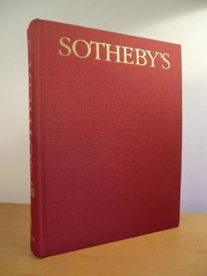 Bild des Verkufers fr Sotheby's. Kunst, Auktionen, Preise. Edition 1986 zum Verkauf von Antiquariat Weber