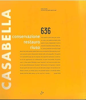Casabella Rivista internazionale di architettura; International Architectural Review, Luglio - Ag...