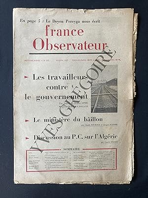 FRANCE OBSERVATEUR-N°362-18 AVRIL 1957