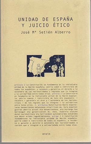Bild des Verkufers fr Unidad de Espaa y juicio tico . zum Verkauf von Librera Astarloa