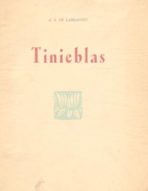 Seller image for Tinieblas . for sale by Librera Astarloa