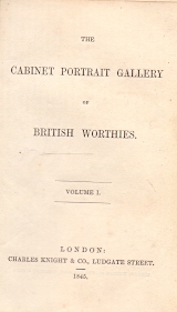 Seller image for The Cabinet Portrait Gallery of British Worthies Volume I, II & III. for sale by Librera Astarloa