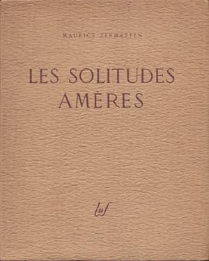 Image du vendeur pour Les Solitudes Amres . mis en vente par Librera Astarloa