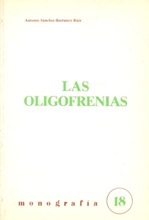 Seller image for Las Oligofrenias . for sale by Librera Astarloa