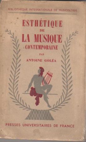 Bild des Verkufers fr Esthtique de la musique contemporaine . zum Verkauf von Librera Astarloa