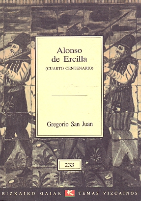 Imagen del vendedor de Alonso de Ercilla (Cuarto Centenario). a la venta por Librera Astarloa