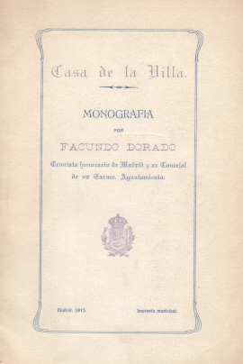 Imagen del vendedor de Casa de la Villa Monografa. a la venta por Librera Astarloa