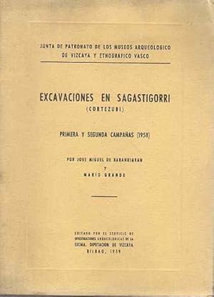 Imagen del vendedor de Excavaciones en Sagastigorri (Cortezubi). Primera y segunda campaas (1958). a la venta por Librera Astarloa