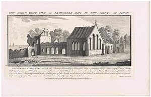 The North West view of Basingwerk Abby, in the County of Flint