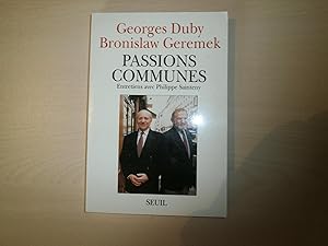Bild des Verkufers fr Passions communes : Entretiens avec Philippe Sainteny (Seuil essais) zum Verkauf von Le temps retrouv