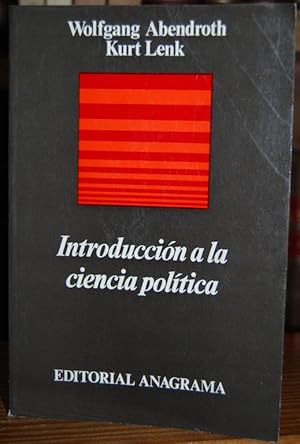 Immagine del venditore per INTRODUCCION A LA CIENCIA POLITICA venduto da Fbula Libros (Librera Jimnez-Bravo)