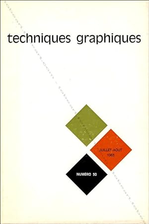 Image du vendeur pour Techniques Graphiques N50. mis en vente par Librairie-Galerie Dorbes Tobeart