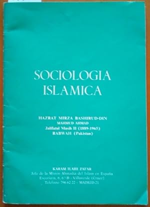 Seller image for SOCIOLOGIA ISLAMICA. for sale by Libreria Lopez de Araujo