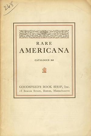 Rare Americana [cover title]