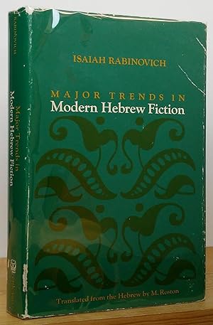 Seller image for Major Trends in Modern Hebrew Fiction for sale by Stephen Peterson, Bookseller