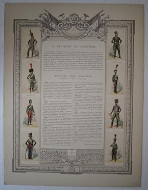 Honneur et Patrie. 15° Régiment de Chasseurs. Um 1890