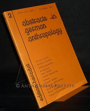Abstracts in German Anthropology - No. 2/spring 1981.