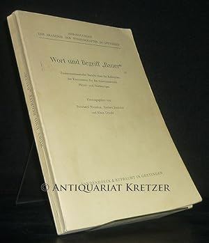 Bild des Verkufers fr Wort und Begriff 'Bauer'. Zusammenfassender Bericht ber die Kolloquien der Kommission fr Altertumskunde Mittel- und Nordeuropas. [Herausgegeben von Herbert Jankuhn, Reinhard Wenskus und Klaus Grinda]. (= Abhandlungen der Akademie der Wissenschaften in Gttingen, dritte Folge, Band 89). zum Verkauf von Antiquariat Kretzer