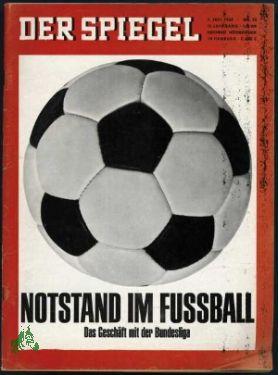 Bild des Verkufers fr 28/1965, Notstand im Fussball, Das Geschft mit der Bundesliga zum Verkauf von Antiquariat Artemis Lorenz & Lorenz GbR
