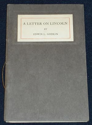 A Letter on Lincoln