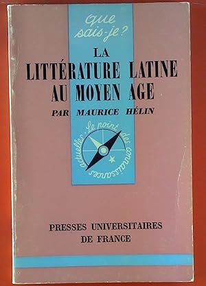 Image du vendeur pour Que sais-je? La Littrature Latine Au Moyen Age mis en vente par biblion2