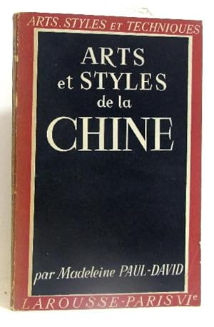 Seller image for Arts et styles de la chine for sale by crealivres
