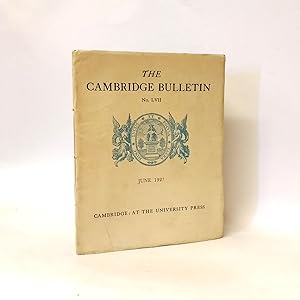 The Cambridge Bulletin No. LVII