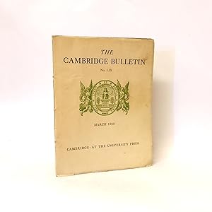 The Cambridge Bulletin No. LIX