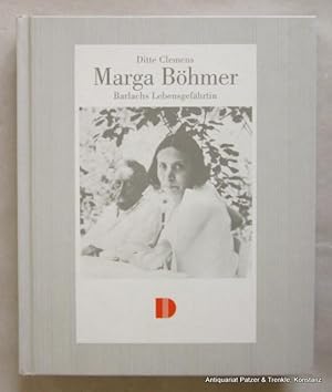 Bild des Verkufers fr Marga Bhmer. Barlachs Lebensgefhrtin. 3. Auflage. Schwerin, Demmler, 2003. Mit zahlreichen, fotografischen Abbildungen. 239 S. Or.-Pp. (ISBN 3910150357). zum Verkauf von Jrgen Patzer