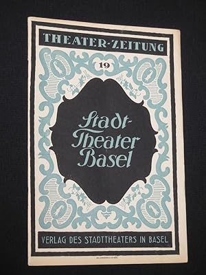 Theater-Zeitung. Offizielles Organ des Stadttheaters Basel. 6. Jahrgang, 30. Dezember 1921, Numme...