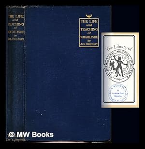 Seller image for The life and teaching of William Honyman Gillespie of Torbanehill / by James Urquhart. prepared on behalf of the trustees of Mrs. Honyman Gillespie of Torbanehill : with a bibliography of the ontological argument by E. Lloyd Morrow for sale by MW Books