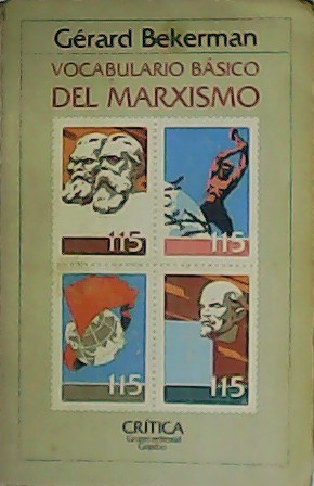 Immagine del venditore per Vocabulario bsico del Marxismo. Terminologa de las obras completas de Marx y Engels. venduto da Librera y Editorial Renacimiento, S.A.