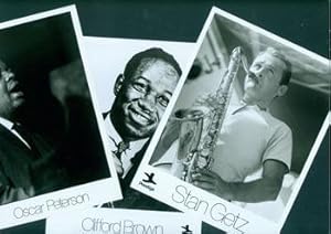 Stan Getz, Oscar Peterson & Clifford Brown: Publicity Photographs for Prestige Records.