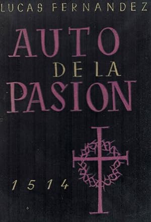 Seller image for AUTO DE LA PASIN 1514. for sale by Librera Torren de Rueda