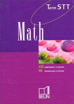 math terminale stt - manuel eleve