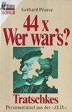Seller image for Vierundvierzigmal Wer war's? for sale by Eichhorn GmbH