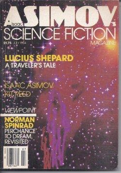 Bild des Verkufers fr Isaac ASIMOV'S Science Fiction: July 1984 zum Verkauf von Books from the Crypt