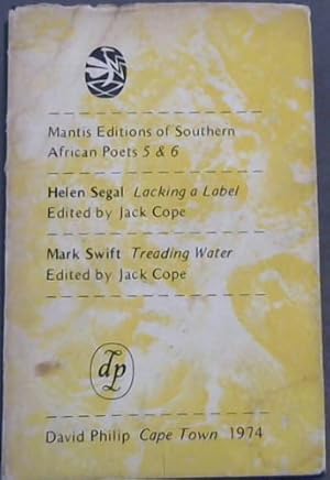 Bild des Verkufers fr Mantis Editions of Southern African Poets 5 & 6 zum Verkauf von Chapter 1