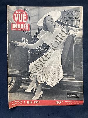 POINT DE VUE IMAGES DU MONDE-N°157-7 JUIN 1951