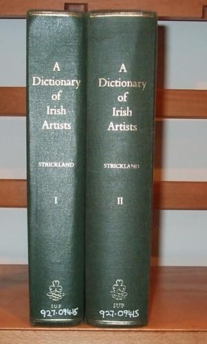 Seller image for A Dictionary of Irish Artists [ Complete in 2 Volumes ] for sale by George Jeffery Books