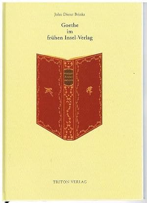 Seller image for Goethe im frhen Insel-Verlag. for sale by Antiquariat Bernd Preler