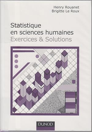 Immagine del venditore per Statistique en sciences humaines - Exercices & solutions venduto da CANO