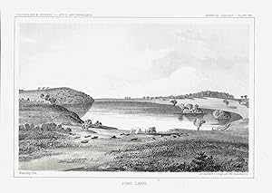 Seller image for PIKE LAKE: General Report: Plate # VI - Pacific Railroad Survey Lithograph for sale by The Book Shelf