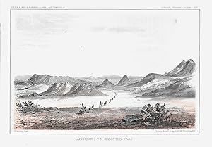 Seller image for APPROACH TO CADOTTES PASS: General Report Plate # XXIX - Pacific Railroad Survey Lithograph for sale by The Book Shelf