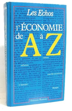 Immagine del venditore per L'Economie de A  Z venduto da crealivres
